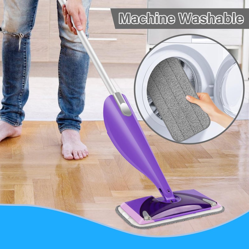 FORSPEEDER Reusable Mop Pads for Swiffer WetJet, Wet Pads Refills for 12'' Spray Mop, Microfiber Refill Machine Washable Up to 100+ Floor Cleaning for All Kinds of Floor Types, 7 Pack - Image 4
